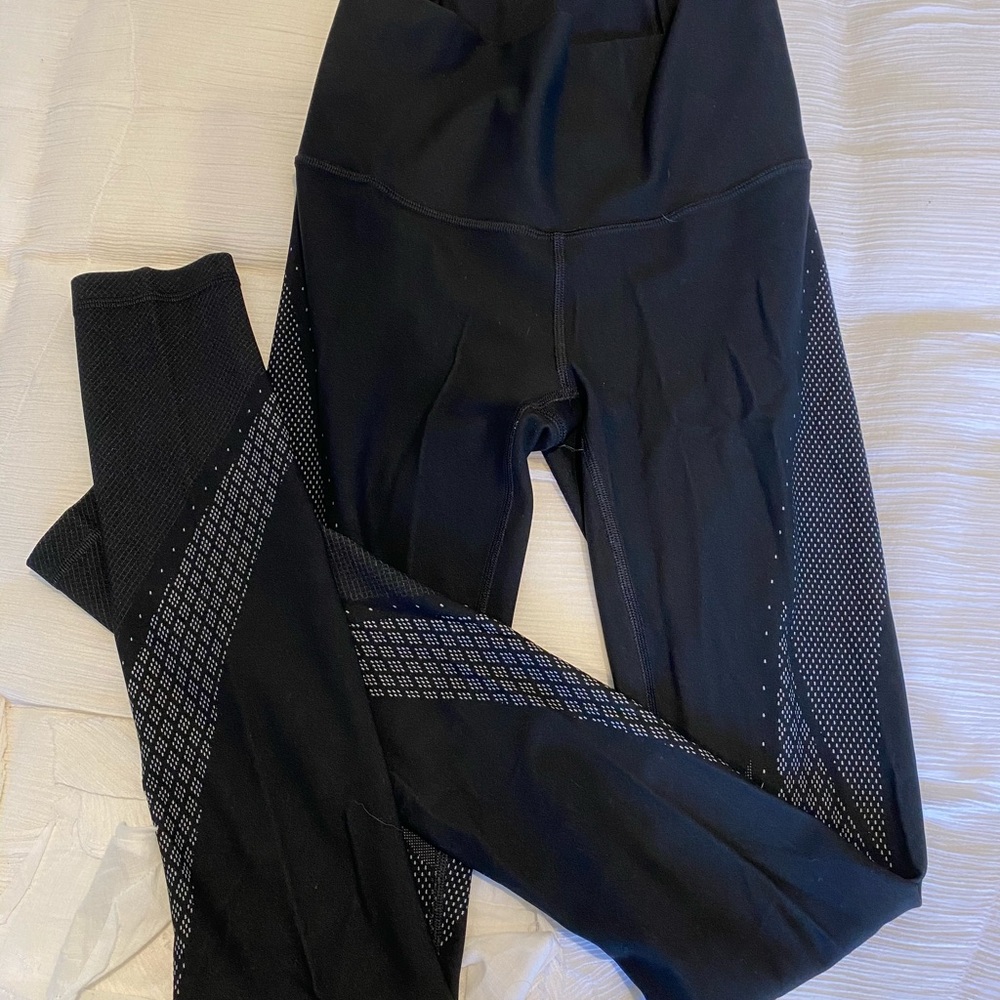Lululemon Workout Leggings - Black/White pattern
